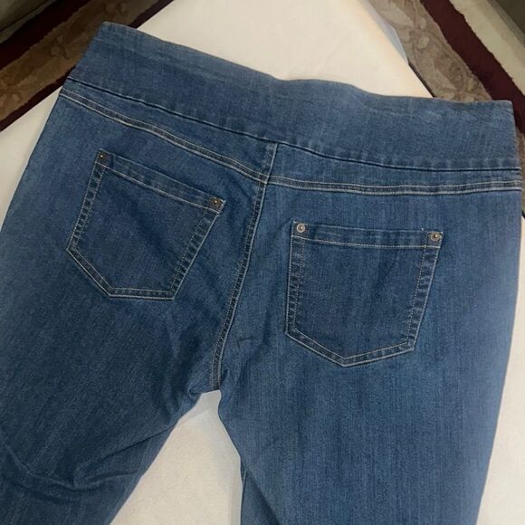 HUE Stretch Blue Women's Jeans Size XL - Picture 6 of 9